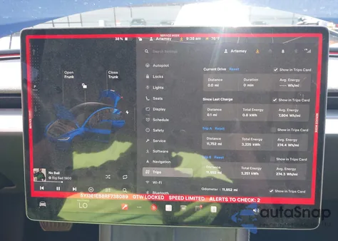 2024 Tesla Model 3 Long Range Dual Motor All-Wheel Drive from USA, damaged, VIN 5YJ3E1EB8RF738089